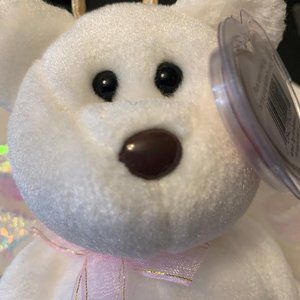 RARE Halo Beanie Baby with error brown nose